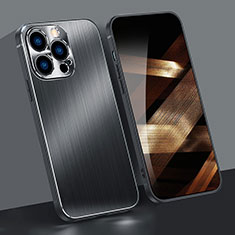 Coque Bumper Luxe Aluminum Metal Etui A05 pour Apple iPhone 14 Pro Max Noir