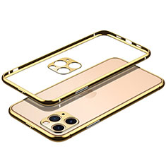 Coque Bumper Luxe Aluminum Metal Etui JL2 pour Apple iPhone 14 Pro Or