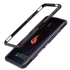 Coque Bumper Luxe Aluminum Metal Etui JZ1 pour Asus ROG Phone 3 Violet