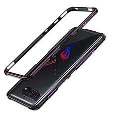 Coque Bumper Luxe Aluminum Metal Etui JZ1 pour Asus ROG Phone 5 Pro Violet