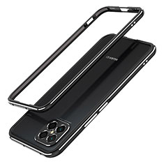 Coque Bumper Luxe Aluminum Metal Etui JZ1 pour Huawei Nova 8 SE 4G Noir