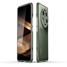 Coque Bumper Luxe Aluminum Metal Etui JZ1 pour Xiaomi Mi 13 Ultra 5G Vert