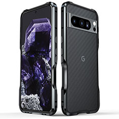 Coque Bumper Luxe Aluminum Metal Etui LF2 pour Google Pixel 8 Pro 5G Noir