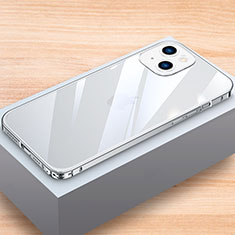 Coque Bumper Luxe Aluminum Metal Etui LK1 pour Apple iPhone 15 Argent