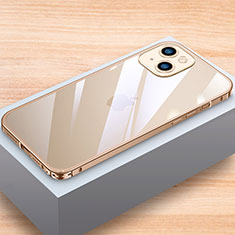 Coque Bumper Luxe Aluminum Metal Etui LK1 pour Apple iPhone 15 Or