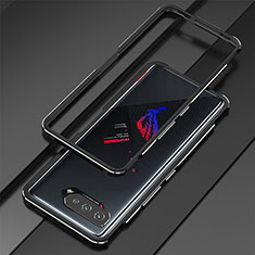 Coque Bumper Luxe Aluminum Metal Etui pour Asus ROG Phone 5 Pro Argent et Noir