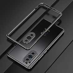 Coque Bumper Luxe Aluminum Metal Etui pour Huawei Nova 10 Noir