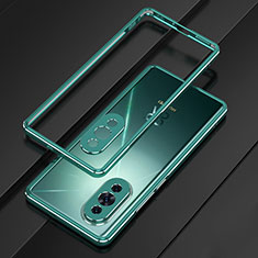 Coque Bumper Luxe Aluminum Metal Etui pour Huawei Nova 10 Pro Vert