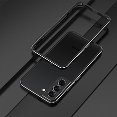 Coque Bumper Luxe Aluminum Metal Etui pour Samsung Galaxy S25 5G Noir