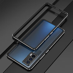 Coque Bumper Luxe Aluminum Metal Etui pour Vivo iQOO Neo5 5G Noir