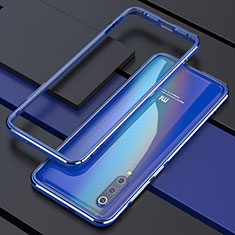 Coque Bumper Luxe Aluminum Metal Etui pour Xiaomi Mi 9 Bleu