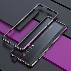 Coque Bumper Luxe Aluminum Metal Etui pour Xiaomi Mi 9T Violet