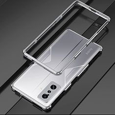 Coque Bumper Luxe Aluminum Metal Etui pour Xiaomi Poco F4 GT 5G Argent