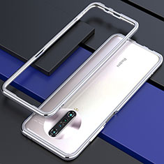 Coque Bumper Luxe Aluminum Metal Etui pour Xiaomi Redmi K30i 5G Argent