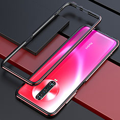 Coque Bumper Luxe Aluminum Metal Etui pour Xiaomi Redmi K30i 5G Rouge et Noir