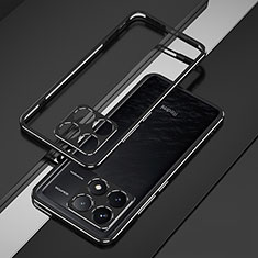 Coque Bumper Luxe Aluminum Metal Etui pour Xiaomi Redmi K70 5G Noir