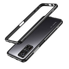 Coque Bumper Luxe Aluminum Metal Etui S01 pour Xiaomi Poco M4 Pro 5G Noir