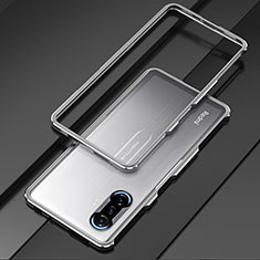 Coque Bumper Luxe Aluminum Metal Etui S01 pour Xiaomi Redmi K40 Gaming 5G Gris