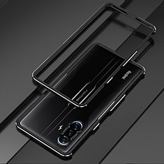 Coque Bumper Luxe Aluminum Metal Etui S01 pour Xiaomi Redmi K40 Gaming 5G Noir