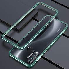 Coque Bumper Luxe Aluminum Metal Etui T01 pour Huawei Nova 5i Vert