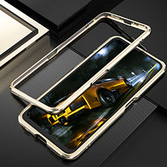 Coque Bumper Luxe Aluminum Metal Etui T01 pour Realme X50 Pro 5G Or