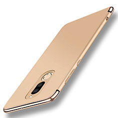 Coque Bumper Luxe Metal et Plastique Etui Housse avec Support Bague Anneau A01 pour Huawei Mate 10 Lite Or