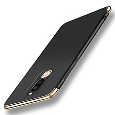 Coque Bumper Luxe Metal et Plastique Etui Housse avec Support Bague Anneau A01 pour Huawei Nova 2i Noir