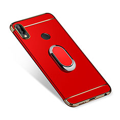 Coque Bumper Luxe Metal et Plastique Etui Housse avec Support Bague Anneau A01 pour Huawei Nova 3i Rouge