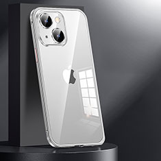 Coque Bumper Luxe Metal et Plastique Etui Housse JL1 pour Apple iPhone 13 Argent