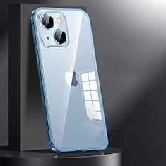 Coque Bumper Luxe Metal et Plastique Etui Housse JL1 pour Apple iPhone 13 Bleu
