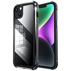Coque Bumper Luxe Metal et Plastique Etui Housse LF6 pour Apple iPhone 14 Plus Noir