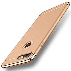 Coque Bumper Luxe Metal et Plastique Etui Housse M01 pour Apple iPhone 7 Plus Or