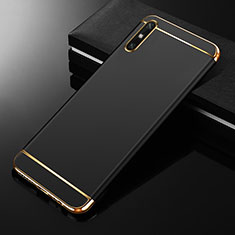 Coque Bumper Luxe Metal et Plastique Etui Housse M01 pour Huawei Enjoy 10e Noir