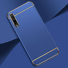 Coque Bumper Luxe Metal et Plastique Etui Housse M01 pour Huawei Enjoy 10S Bleu