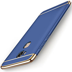 Coque Bumper Luxe Metal et Plastique Etui Housse M01 pour Huawei GR5 Bleu