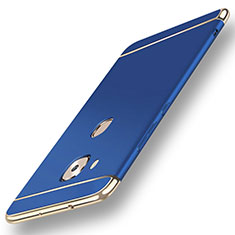 Coque Bumper Luxe Metal et Plastique Etui Housse M01 pour Huawei GX8 Bleu