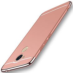 Coque Bumper Luxe Metal et Plastique Etui Housse M01 pour Huawei Honor 6C Or Rose