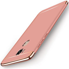 Coque Bumper Luxe Metal et Plastique Etui Housse M01 pour Huawei Honor X5 Or Rose