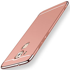 Coque Bumper Luxe Metal et Plastique Etui Housse M01 pour Huawei Mate 7 Or Rose