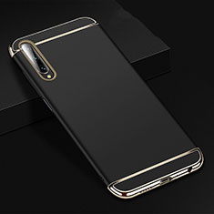 Coque Bumper Luxe Metal et Plastique Etui Housse M01 pour Huawei P Smart Pro (2019) Noir