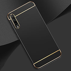 Coque Bumper Luxe Metal et Plastique Etui Housse M01 pour Huawei P smart S Noir