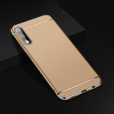 Coque Bumper Luxe Metal et Plastique Etui Housse M01 pour Huawei P Smart Z (2019) Or