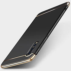 Coque Bumper Luxe Metal et Plastique Etui Housse M01 pour Huawei P20 Pro Noir