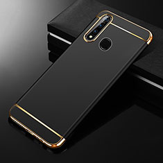 Coque Bumper Luxe Metal et Plastique Etui Housse M01 pour Oppo A31 Noir