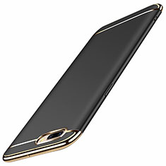 Coque Bumper Luxe Metal et Plastique Etui Housse M01 pour Oppo A5 Noir