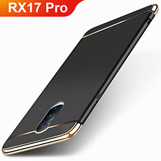 Coque Bumper Luxe Metal et Plastique Etui Housse M01 pour Oppo RX17 Pro Noir