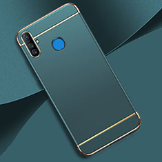 Coque Bumper Luxe Metal et Plastique Etui Housse M01 pour Realme C3 Bleu Ciel