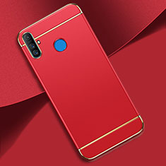 Coque Bumper Luxe Metal et Plastique Etui Housse M01 pour Realme C3 Rouge