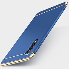 Coque Bumper Luxe Metal et Plastique Etui Housse M01 pour Xiaomi Mi A3 Lite Bleu