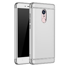 Coque Bumper Luxe Metal et Plastique Etui Housse M02 pour Xiaomi Redmi Note 4 Argent
